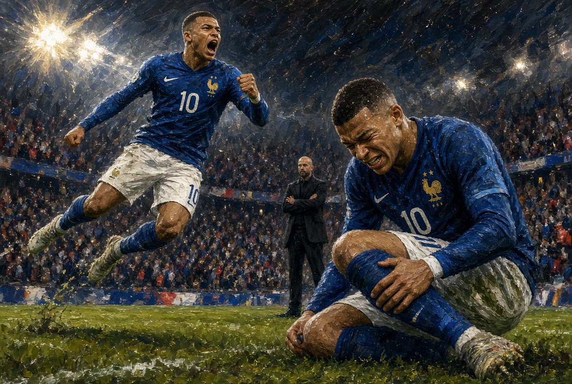 Mbappé Injury Overshadows Zidane’s First Win as France Coach